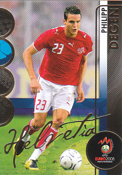 Philipp Degen Switzerland Panini Euro 2008 Card Collection #83